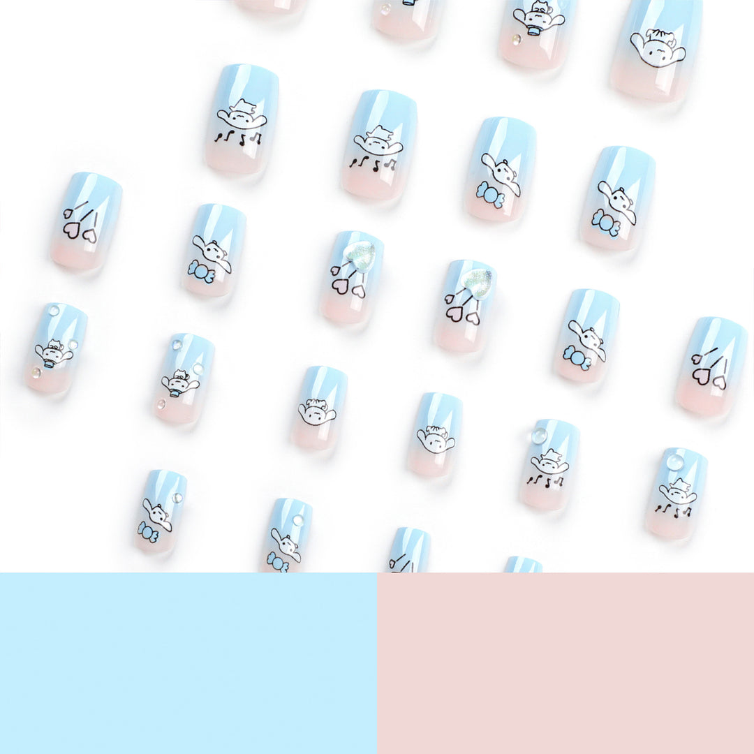 Artful Nail Extensions with Animal Motifs Kalsten