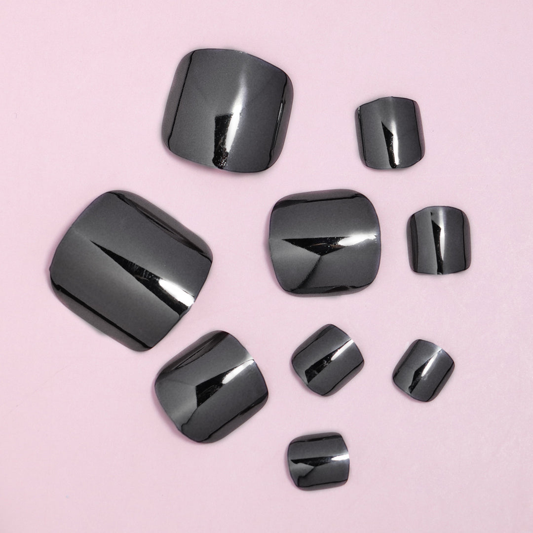 Premium Glossy Square Press-On Nails Kalsten