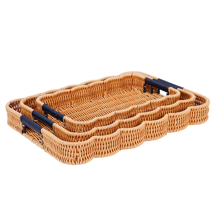 Woven Decorative Serving Tray Kalsten