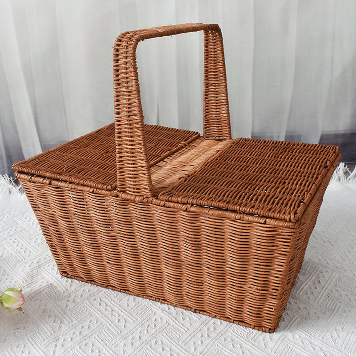 Handcrafted Woven Picnic Storage Basket Kalsten