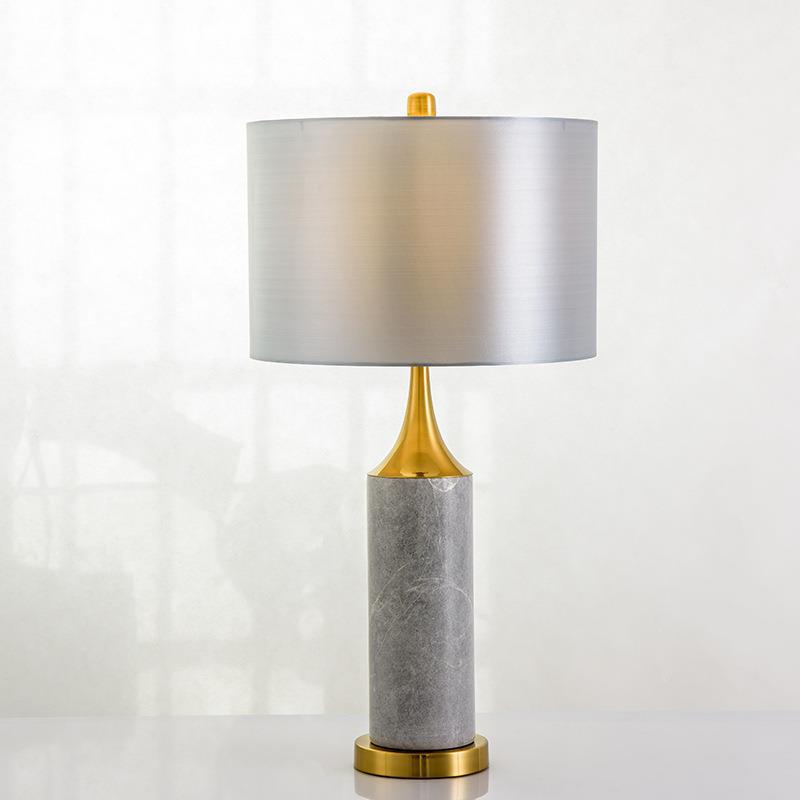 Chic Marble Accent Table Lamp