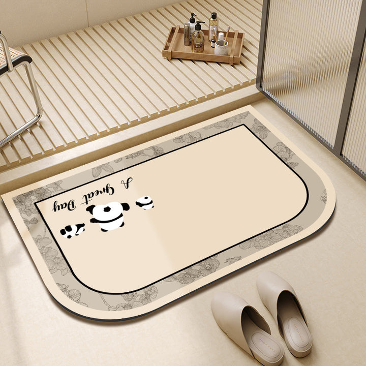 Playful Pet-Themed Welcome Mat