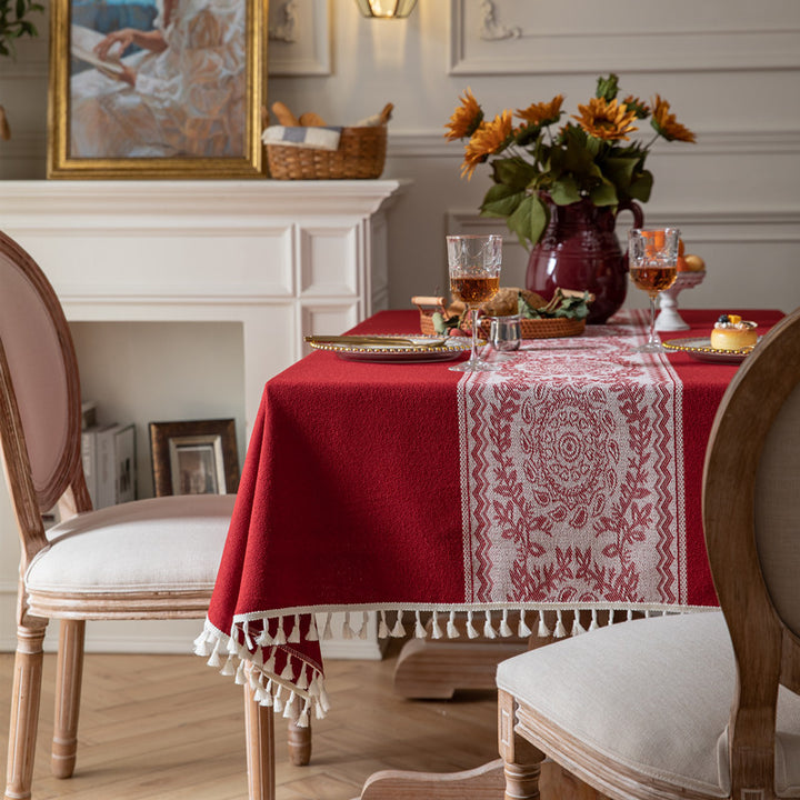 Decorative Fringed Table Runner