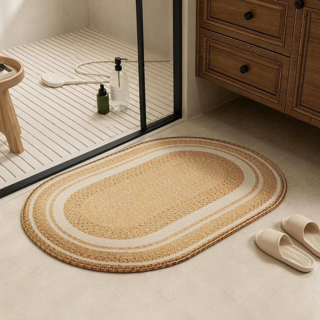 Natural Fiber Bath Rug Kalsten
