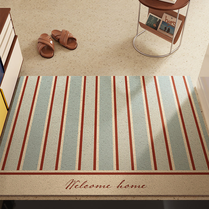 Decorative Striped Entrance Mat