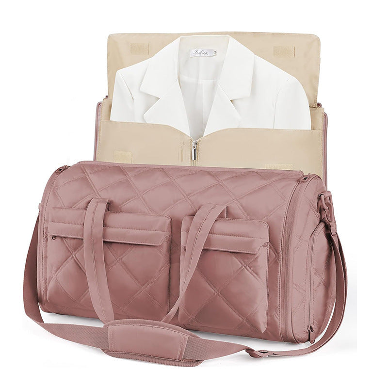 Elegant Travel Bag with Integrated Suit Compartment Kalsten