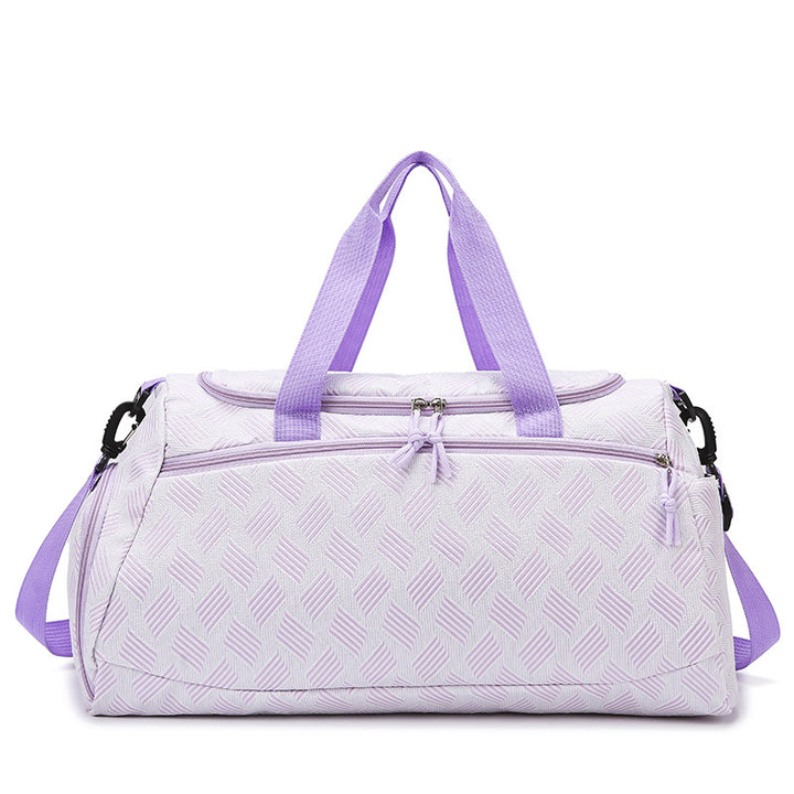 Stylish Textured Travel Duffel Bag Kalsten