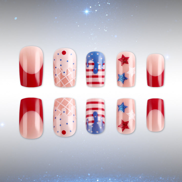 Creative Ice Cream-Themed Press-On Nails Kalsten