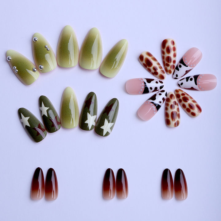 Creative artistic nails with unique animal designs Kalsten