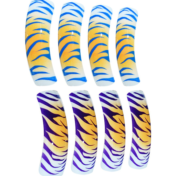 Artistic Tiger Print Press-On Nails Kalsten