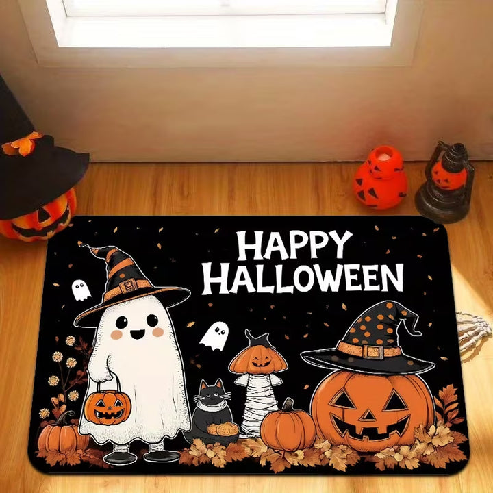 Halloween Themed Welcome Mat for Doorways