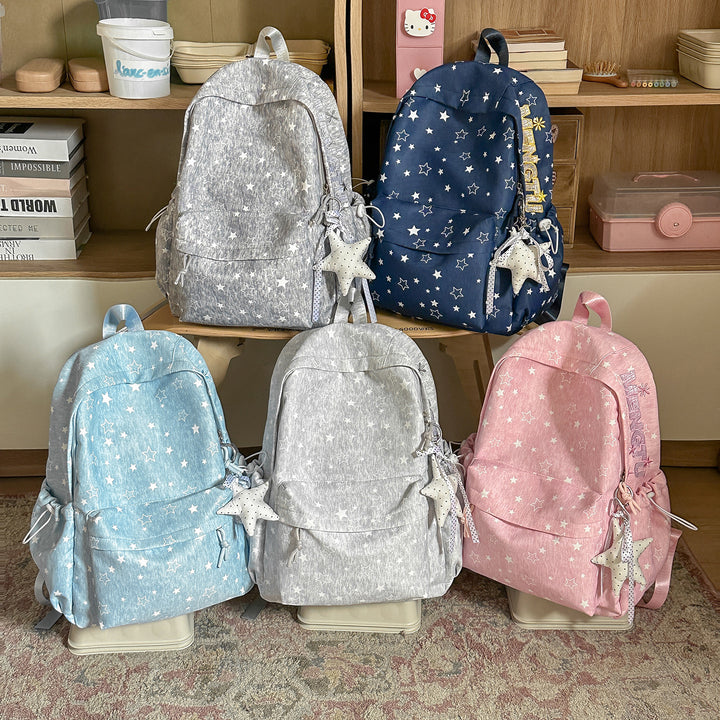 Stylish Star-Embellished Backpack Kalsten