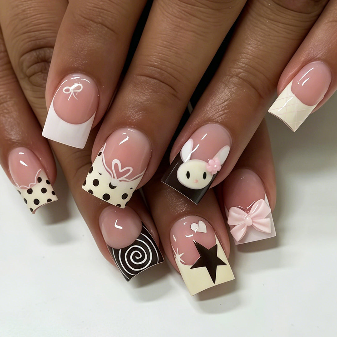Decorative Graphic Nail Art Tips Kalsten