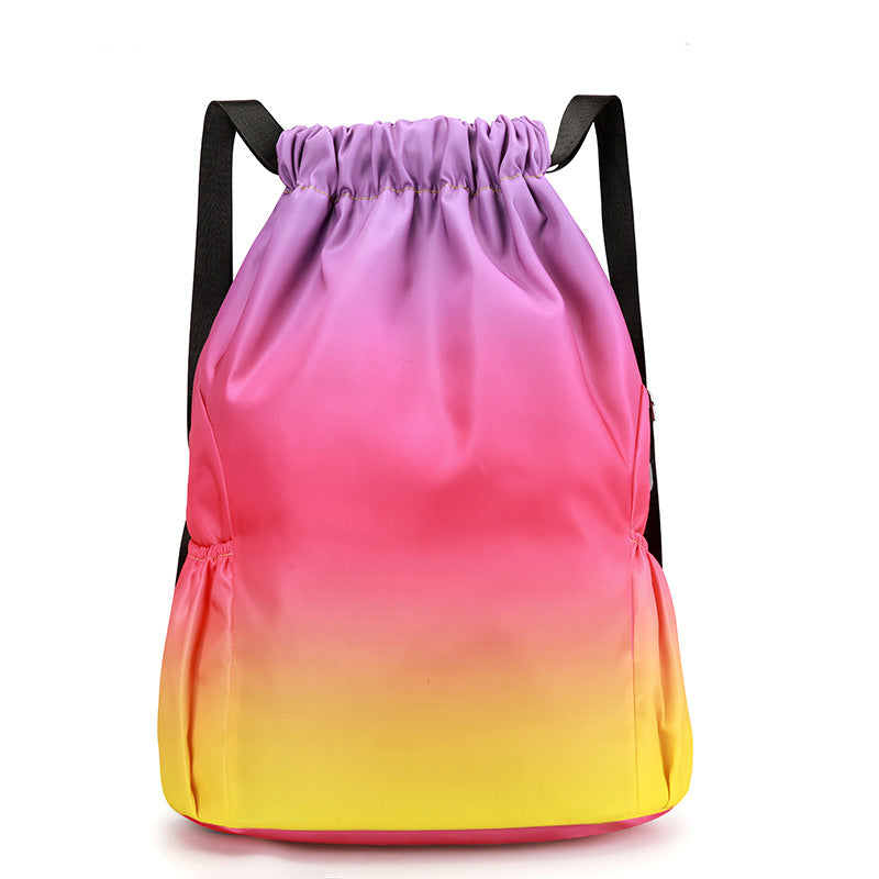 Gradient Lightweight Drawstring Backpack Kalsten