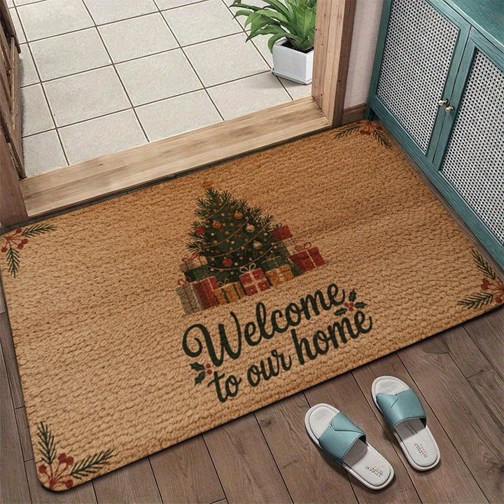 Festive Holiday Door Mat Kalsten