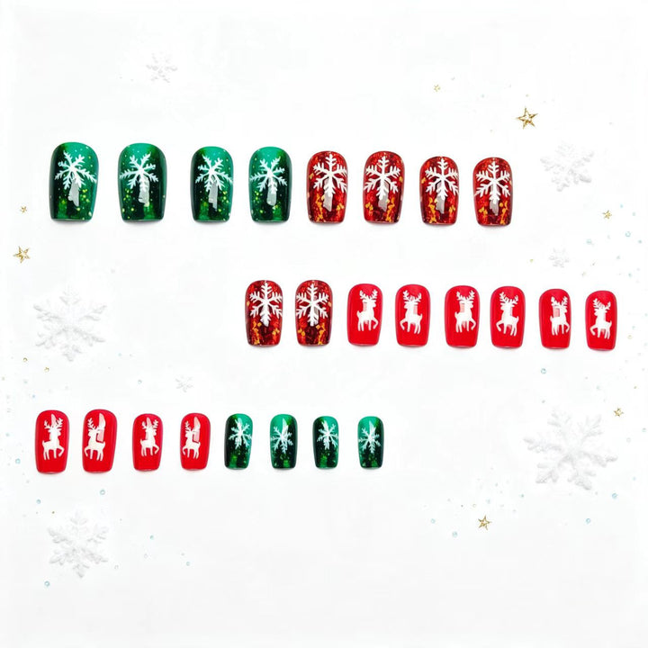 Festive Holiday-Themed Nail Art Kalsten