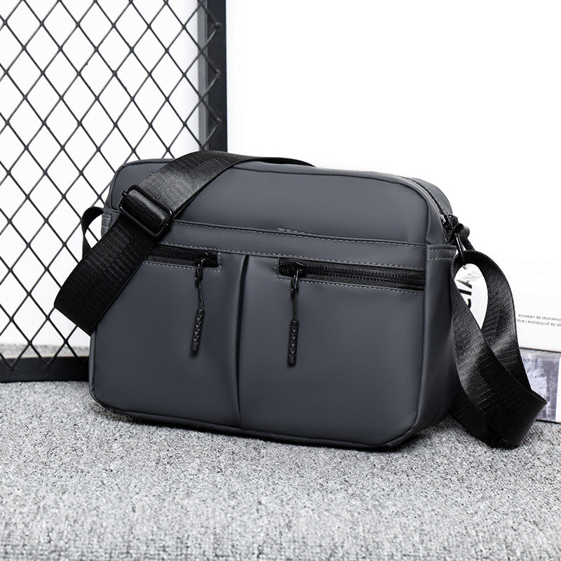 Sleek Dual-Zippered Utility Crossbody Bag Kalsten