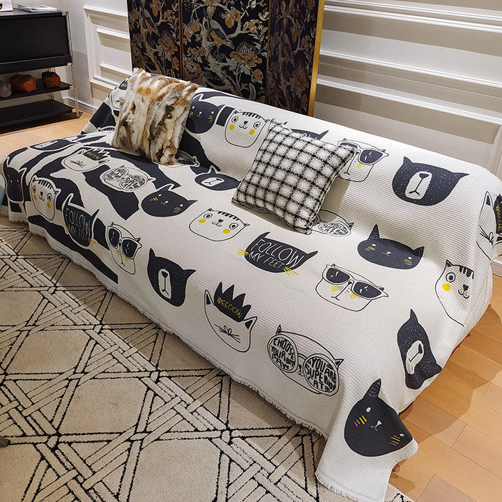 Artistic Graphic Sofa Throw Blanket