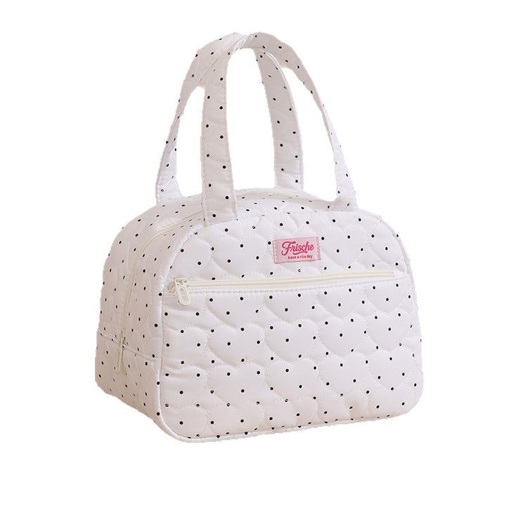 Quilted Floral Lunch Tote Kalsten