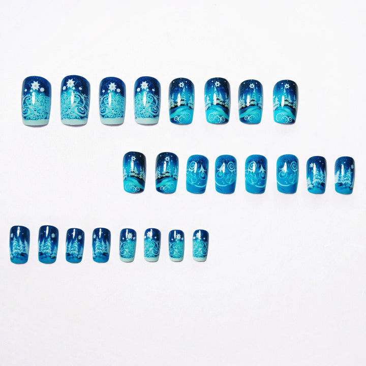 Winter Wonderland Nail Art Kalsten
