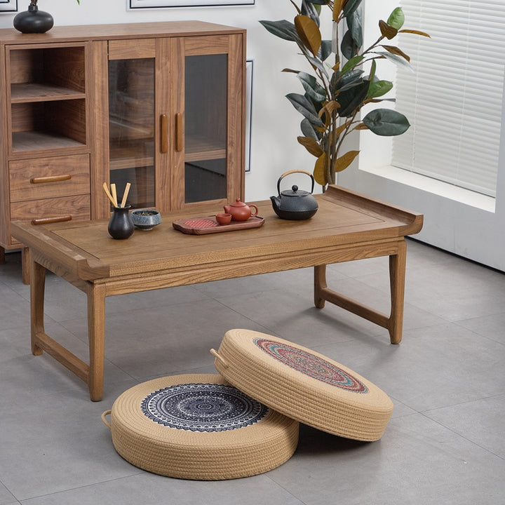Beef Artificial Leather Pouf Kalsten