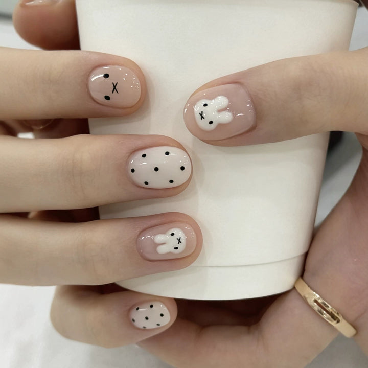 Cute Character Press-On Nail Set Kalsten