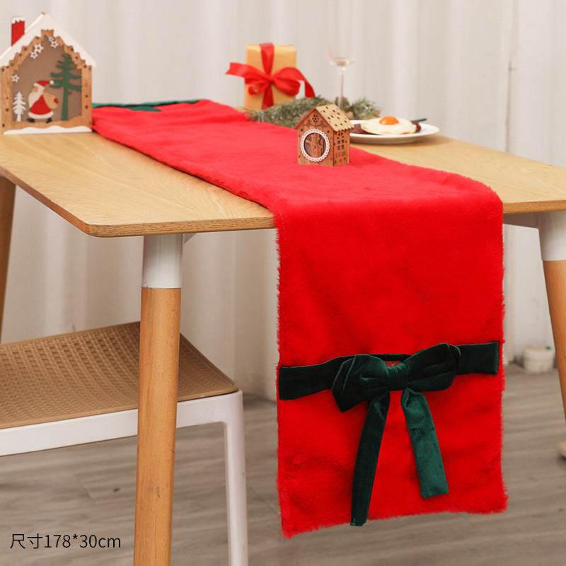 Plush Christmas Chair Cover