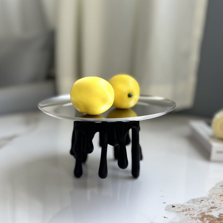 Artistic Drip-Style Decorative Tray