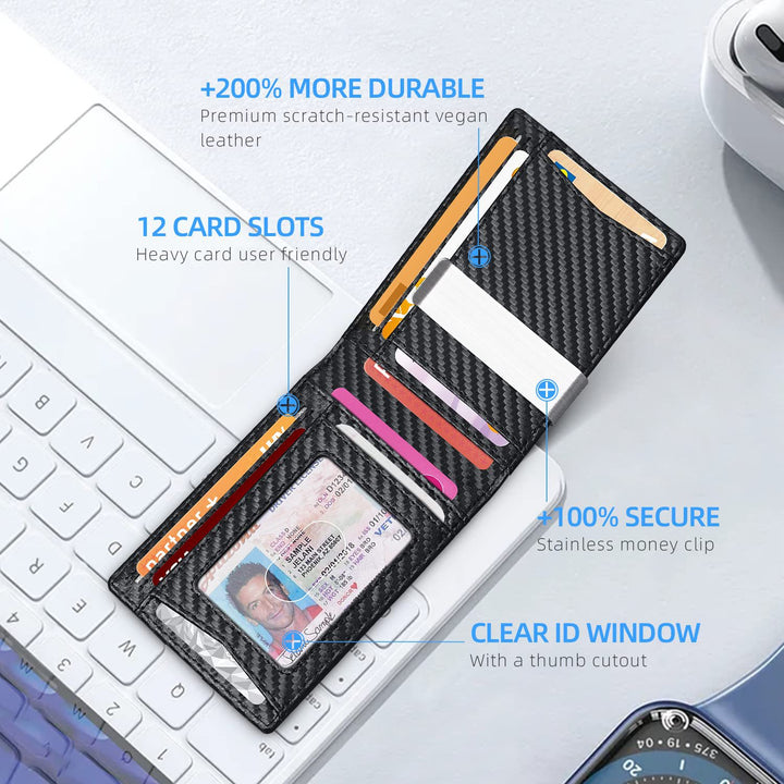 Carbon Fiber Slim Cardholder Kalsten