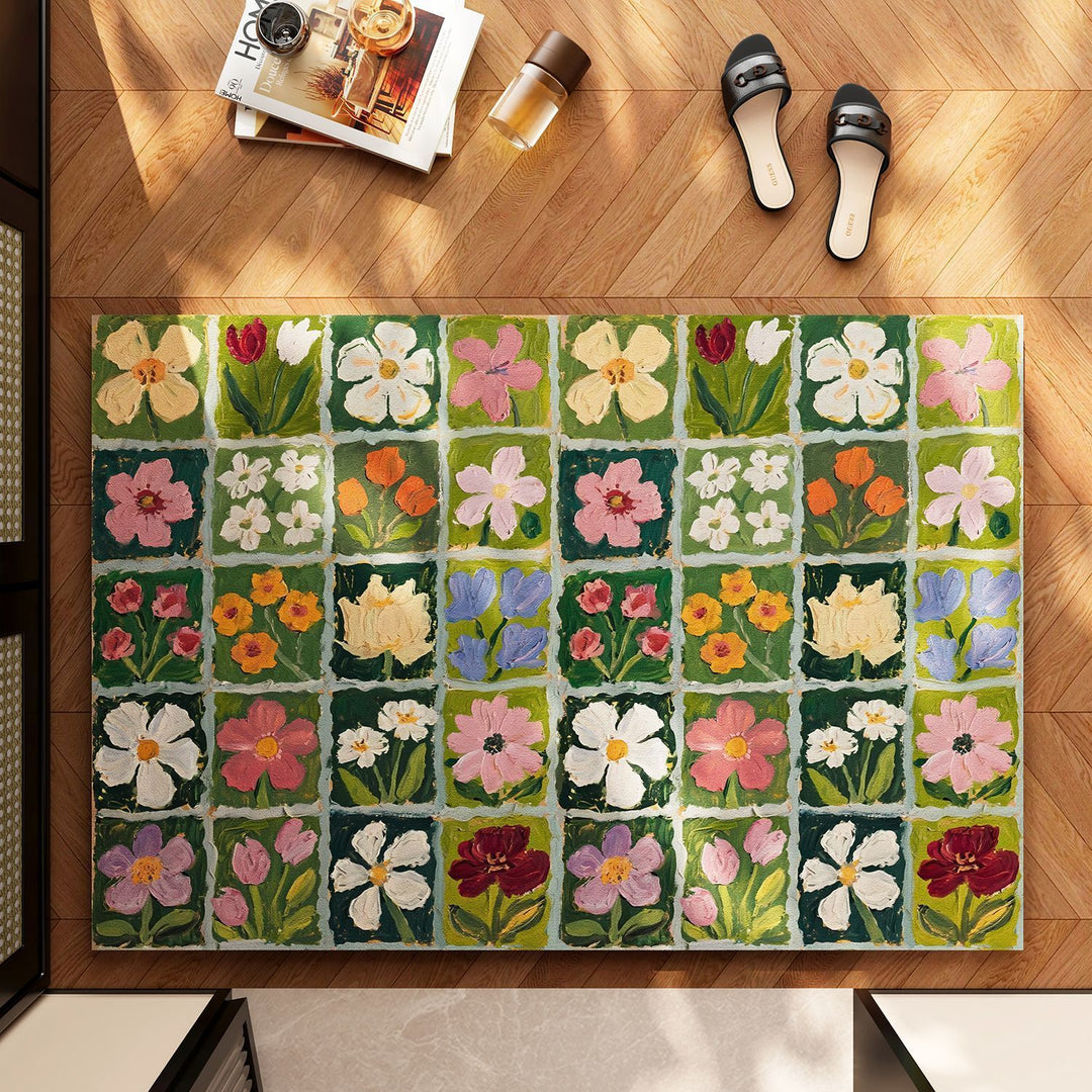 Playful Character-Themed Area Mat