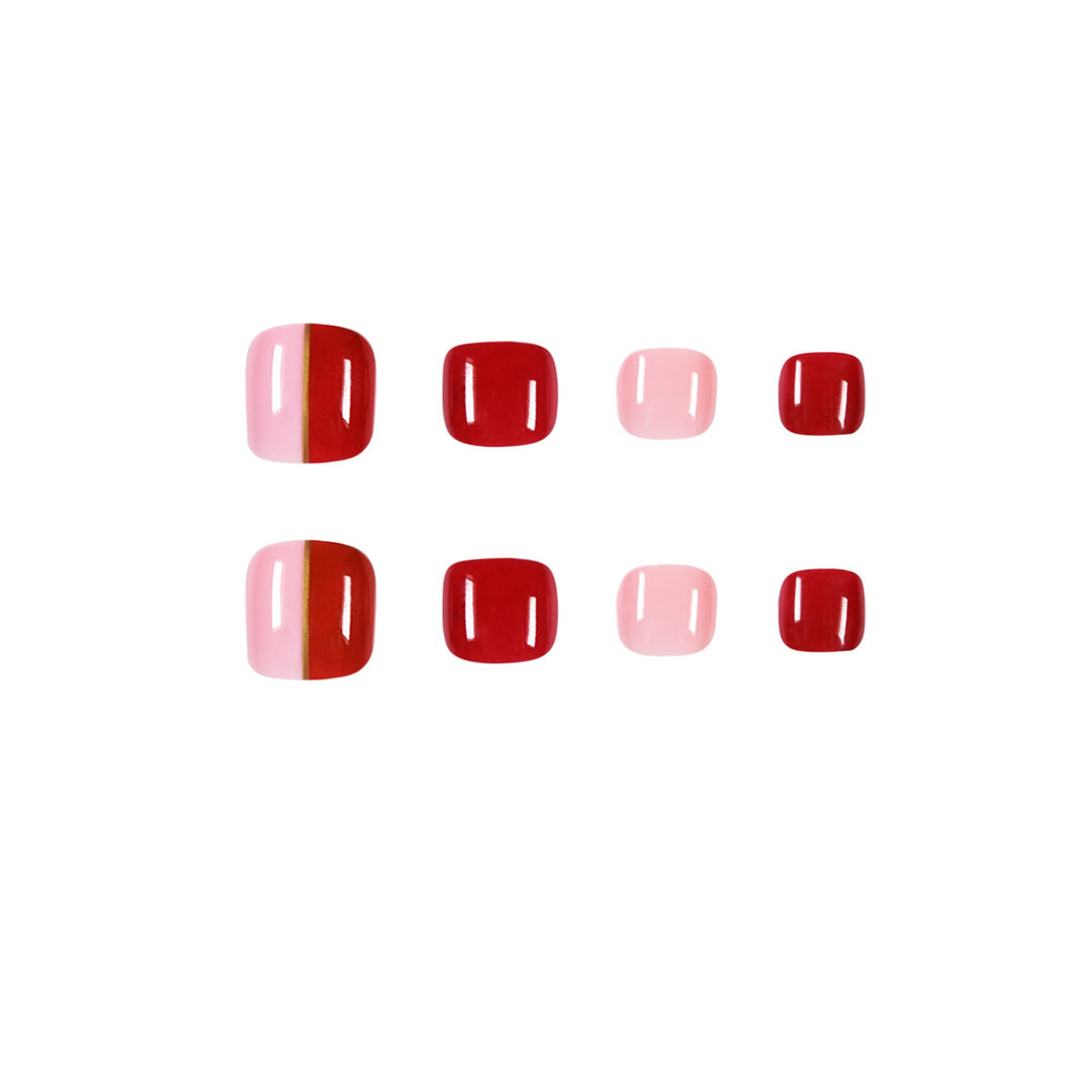 Artful toenail design with elegant color gradients and glitter accents Kalsten