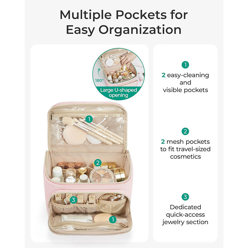 Multifunctional Cosmetic Organizer Bag with Removable Hanging System Kalsten