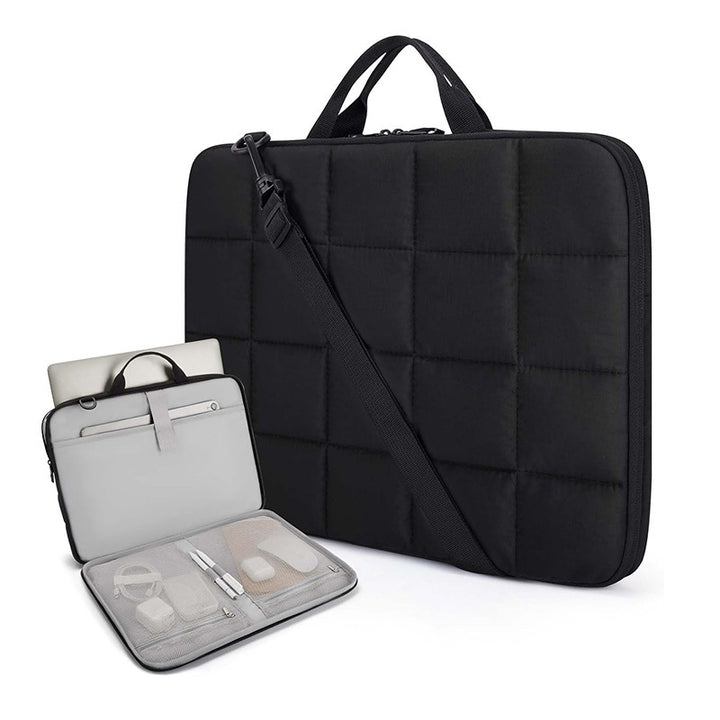 Stylish multifunctional laptop bag with detachable organizer Kalsten
