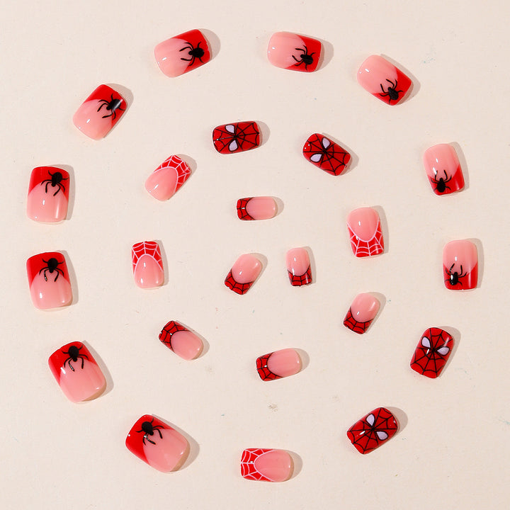 Spider Web Halloween Nail Art Extensions Kalsten