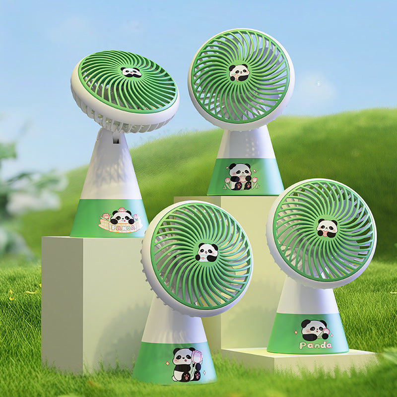 Women Portable Handheld Fan with Cute Panda Design Kalsten