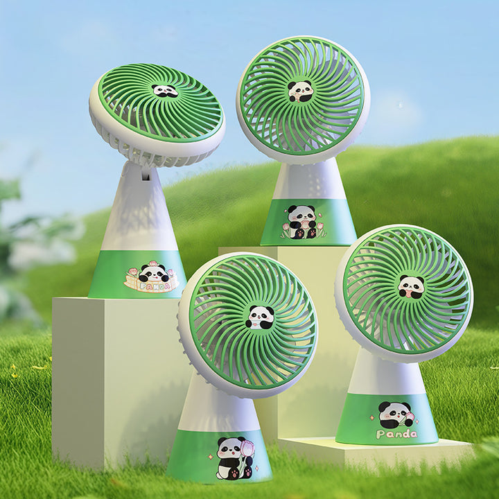 Women Portable Handheld Fan with Cute Panda Design Kalsten