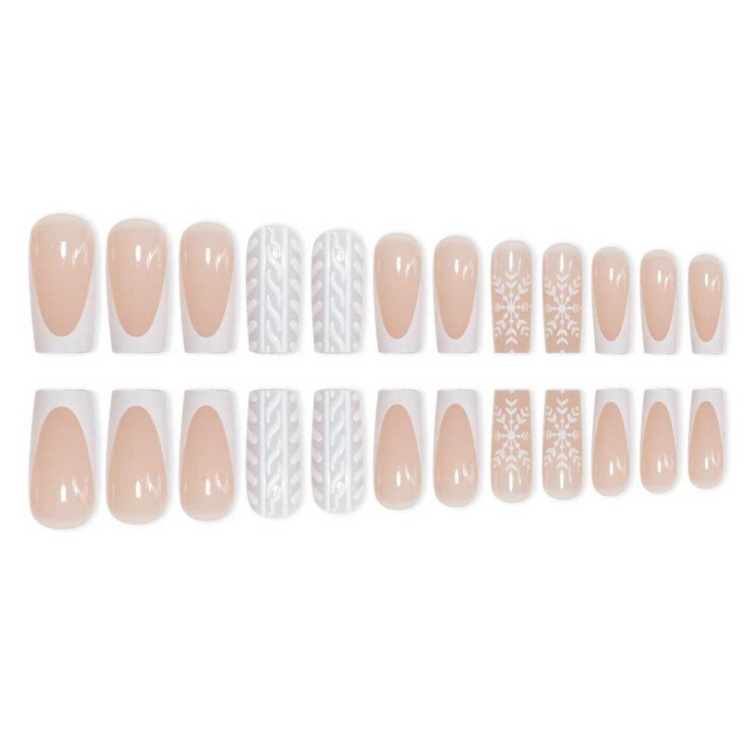 Seasonal French Tip Nail Art Set Kalsten