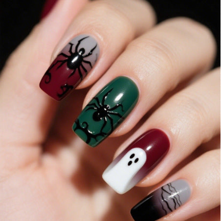 Artistic Halloween Themed Nail Art Kalsten