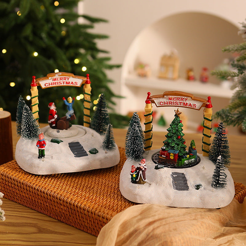 Festive Christmas decoration with lights Kalsten