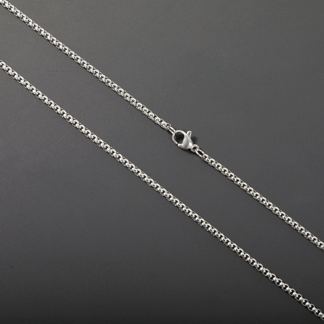Sleek Stainless Steel Chain Necklace Kalsten