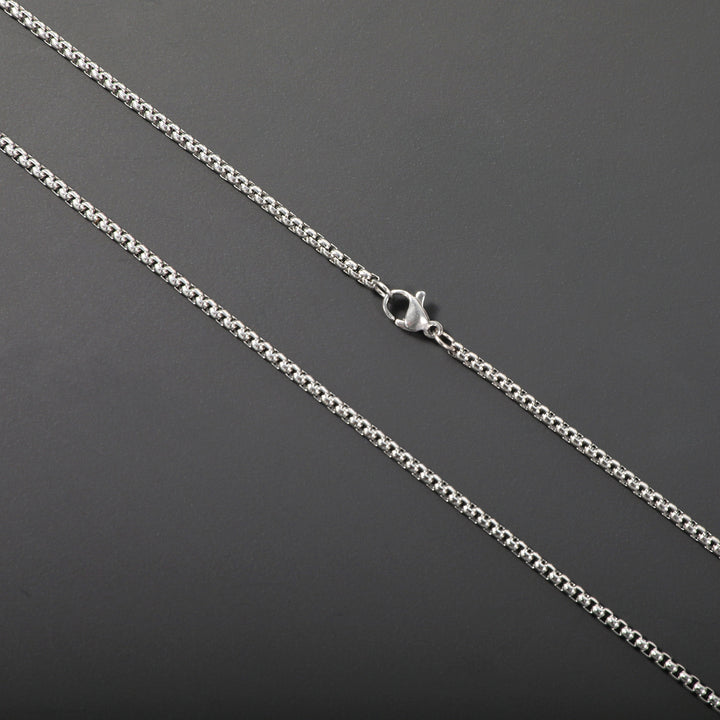 Sleek Stainless Steel Chain Necklace Kalsten