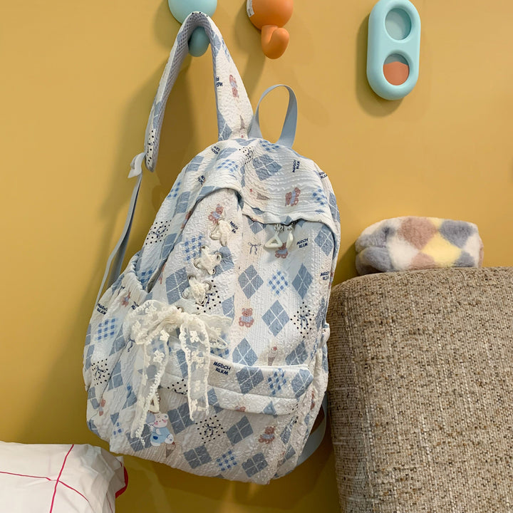 Cute Character Design Embellished Backpack Kalsten