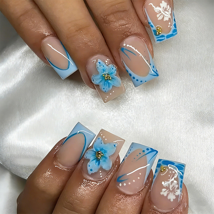Exquisite Art Nails with Creative Flower Designs Kalsten