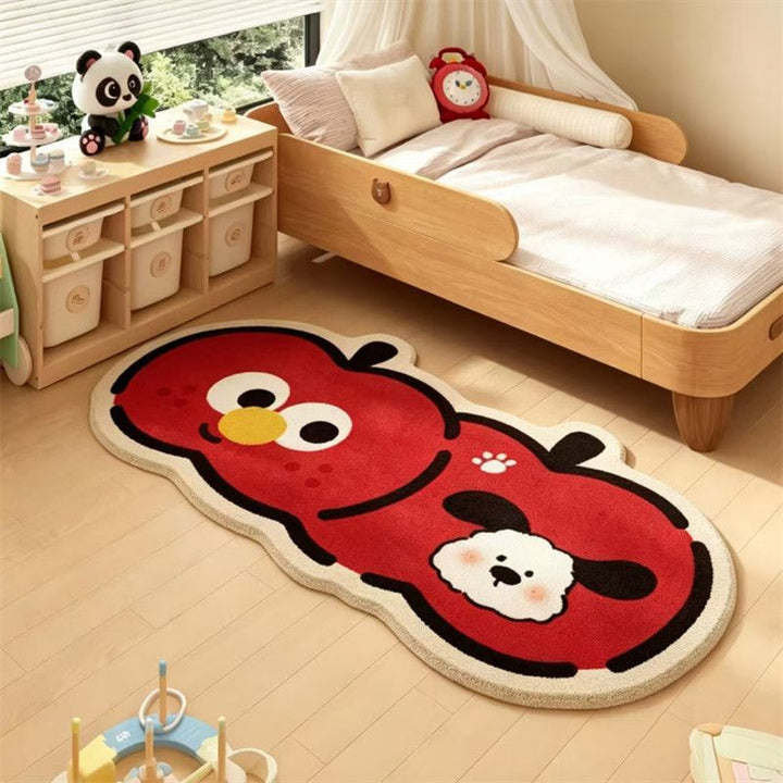 Cartoon-Themed Plush Area Mat
