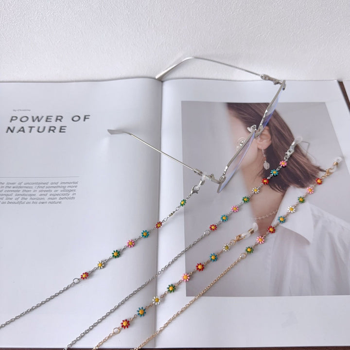 Floral-Accented Eyewear Chain Kalsten