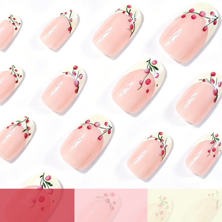 Floral-Themed Nail Art Extensions Kalsten