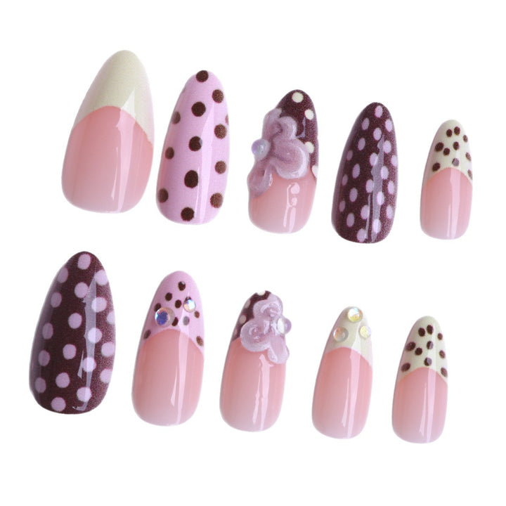 Creative Floral 3D Press-On Nails Kalsten