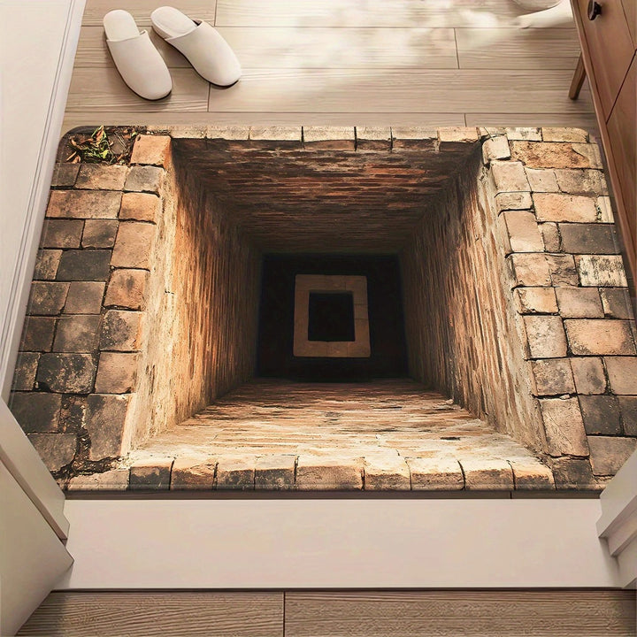 3D Optical Illusion Floor Mat