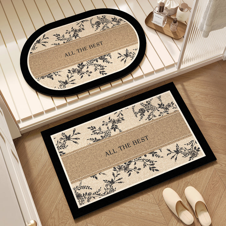 Elegant Floral-Patterned Area Rug