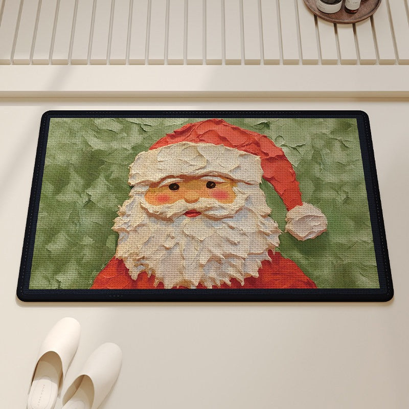 Festive Gingerbread Holiday Doormat Kalsten